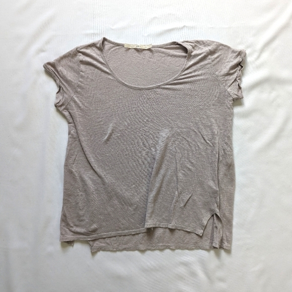 Gibson Tops - Gibson oversized linen Tshirt women's Large